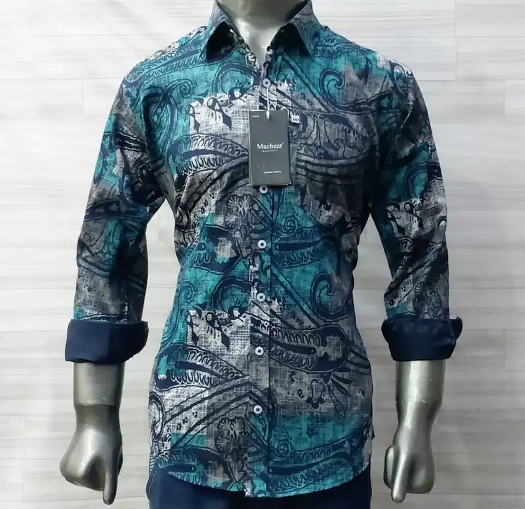 Printed Shirt uploaded by Macbear Garments Pvt.Ltd. on 3/21/2023