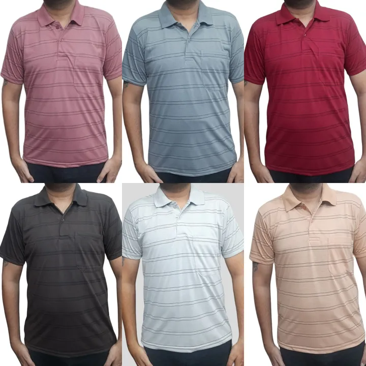 Post image Style -  Mens Polo T-Shirt with  All over Self Stripe 

Fabric -  *COMBED PC COTTON*

Gsm - 190 

Color -  12

Size -  L, XL, &amp; XXL

Price -  ₹/- call us on 9582471786

All goods are in Single pcs packed
Bundle of 36 pcs