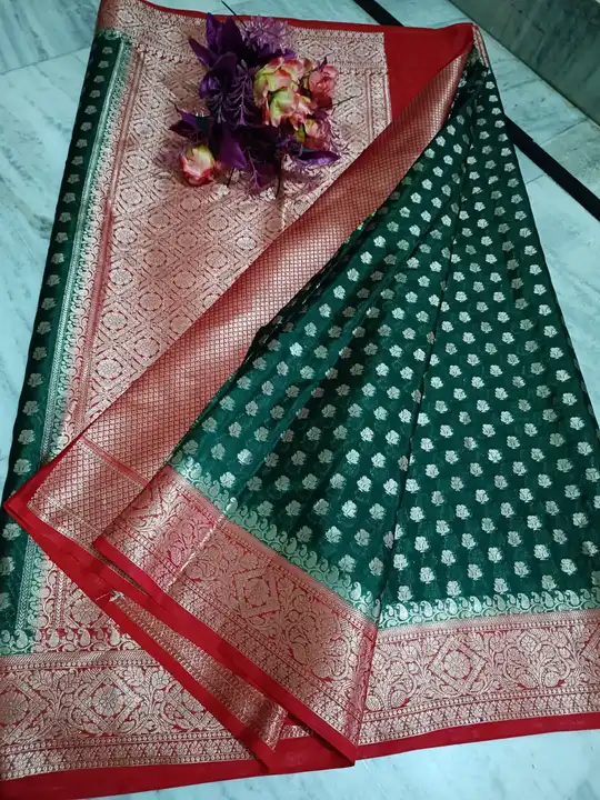 Banarasi daeyble warm silk saree uploaded by Zainab fashion on 3/21/2023