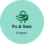 Business logo of P.c.& sons