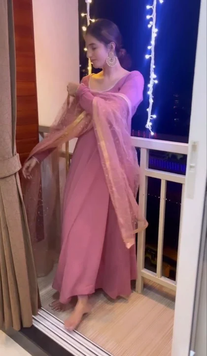 Light pink 🩷 gown  uploaded by Sanskriti Fashion on 3/21/2023