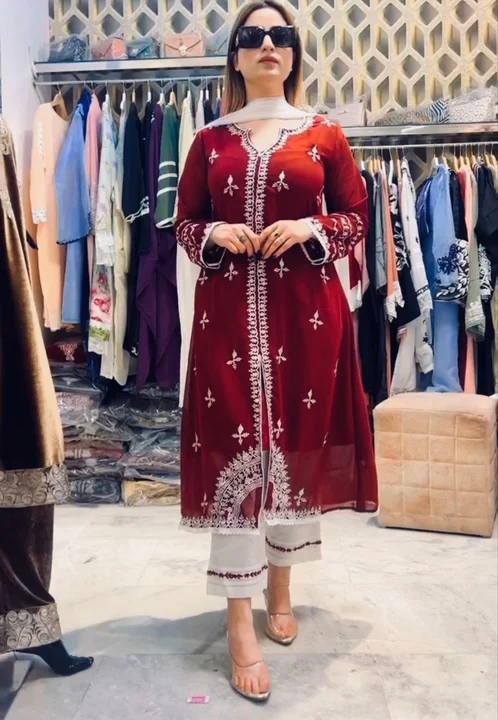 Top and bottam with dupatta  uploaded by Sanskriti Fashion on 3/21/2023