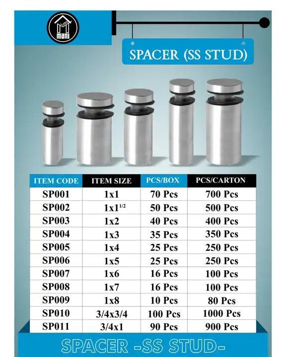 SPACER SS STUD uploaded by PRO MANI on 3/21/2023