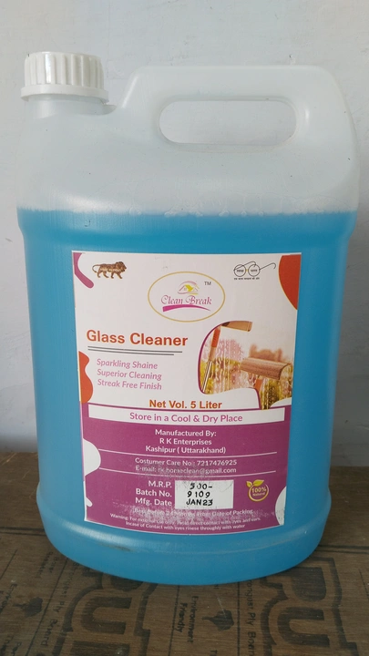 Glass cleaner 5 Liter uploaded by R K Enterprises on 5/30/2024