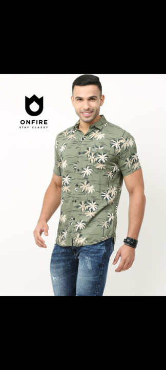 Floral half sleeves shirts uploaded by business on 3/21/2023