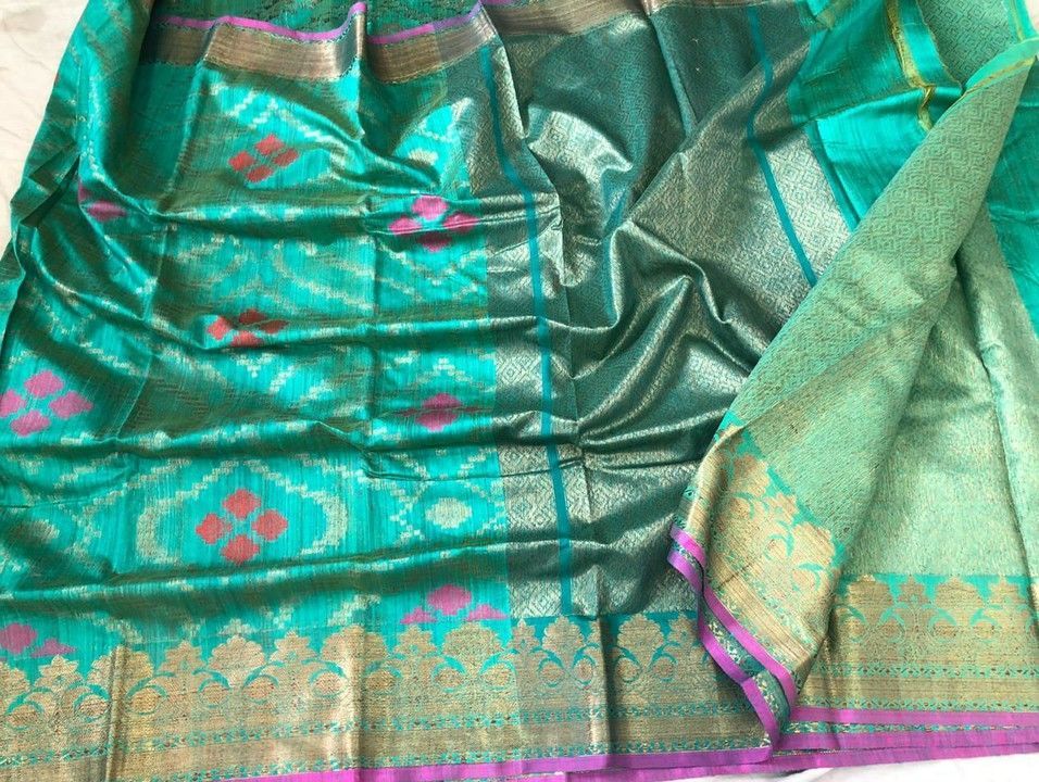 Pure Tashar Silk With over all Mina Jal uploaded by business on 2/27/2021