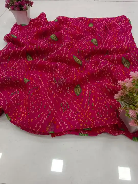 *Rajwadi saree*

*🤩Fabric - original Royal georgiite saree 🤩*

*Without blouse*
*Saree cut - 5.50* uploaded by Divya Fashion on 3/21/2023