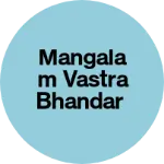 Business logo of Mangalam vastra bhandar