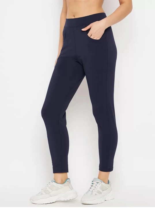 Post image Size s to xxl full strechable Stylish navy blue colour ankel Length Jeggings