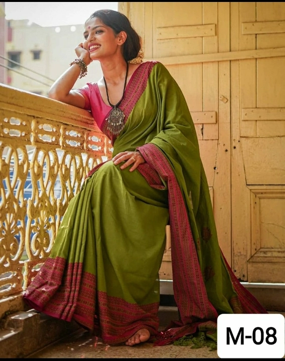 SAREE - Cotton All Over Digital Print uploaded by Reeva fashion on 3/21/2023