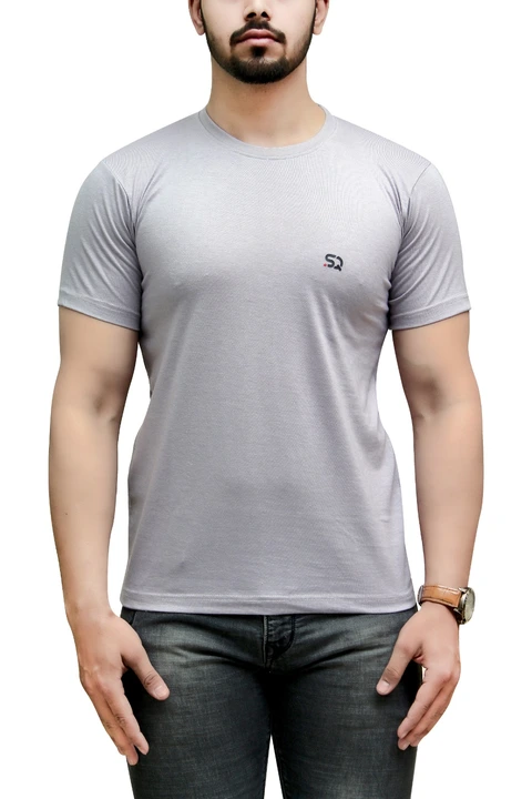 Half sleeves t-shirt cotton fabric  uploaded by Chugh Enterprises on 3/21/2023