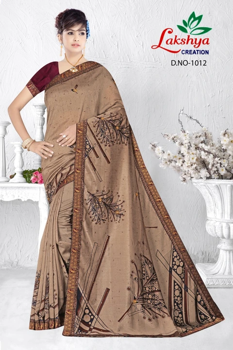 Vichitra print full lace with seroski  uploaded by Niya wholesale on 3/21/2023