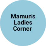 Business logo of Mamun's ladies corner