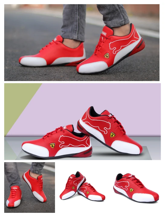 Puma farrari premium quality
Size6-10 uploaded by The shoes factory on 3/21/2023