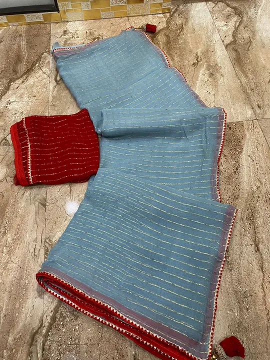 🌴🌴🌴🌴🌴🌴🌴
New lunching 🛍
👉pure jorjat viscose fabric 
👉lurex jari

👉 Beautiful saree 

👉10 uploaded by Gota Patti manufacturing on 3/21/2023