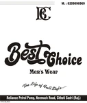 Business logo of Best choice men's wear 