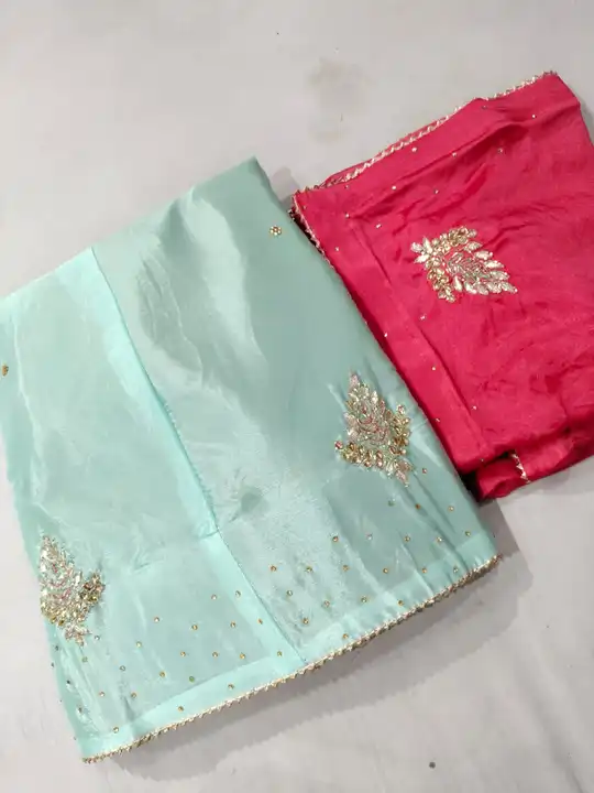 *Beautiful Lahenghas*

For This Wedding Season

Designer product

Pure chinon silk langha & chinon  uploaded by Gotapatti manufacturer on 3/21/2023