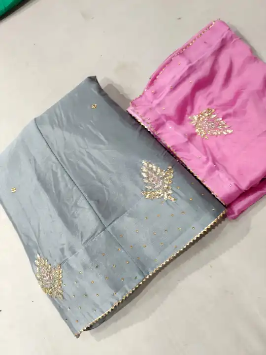 *Beautiful Lahenghas*

For This Wedding Season

Designer product

Pure chinon silk langha & chinon  uploaded by Gotapatti manufacturer on 3/21/2023