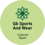 Business logo of GB sports and wear based out of Buldhana