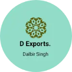 Business logo of D Exports.