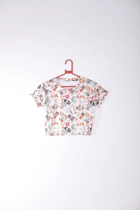 Crop tops fancy tshirt  uploaded by Sujal Trendz on 3/22/2023