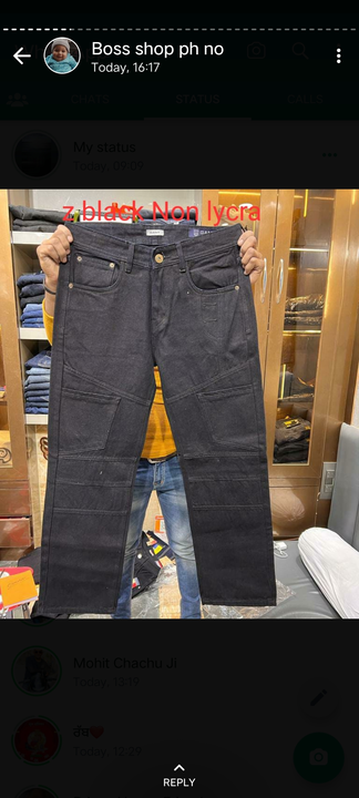 Delhi. Rate cutting 400 plain380 uploaded by Jeans holesale rate on 3/22/2023