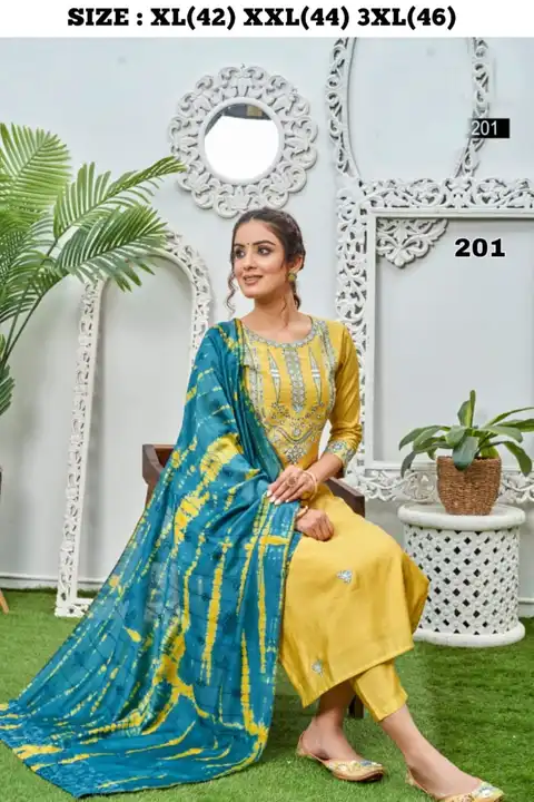 Top, bottom and dupatta  uploaded by Taha fashion from surat on 3/22/2023