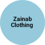 Business logo of Zainab clothing