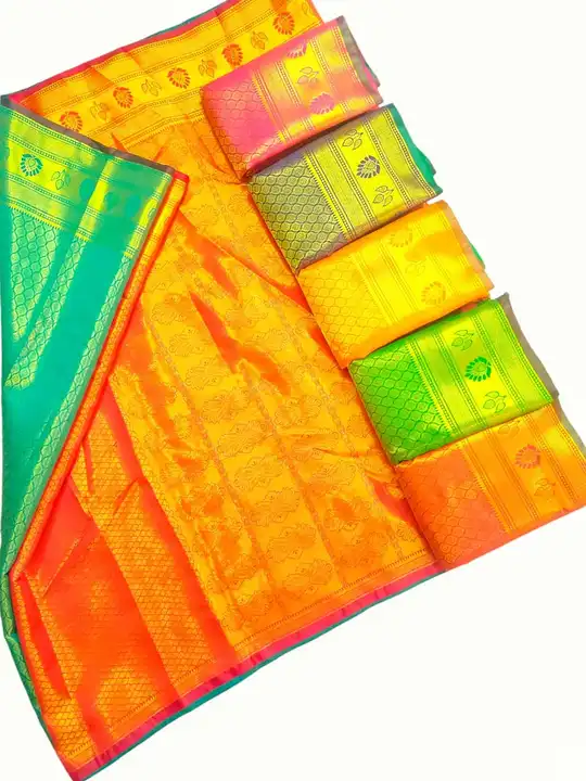 Brocade Saree (Premium Quality fabrics)
Length - 6 meter
Colour - 6
MOQ- 12
Price - 320/- uploaded by Kashif Garments on 3/22/2023