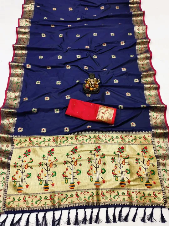 Paithani silk  uploaded by Sai prem sarees 9904179558 on 3/22/2023