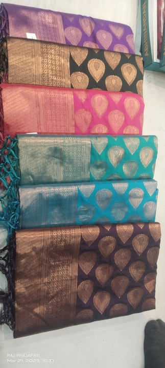 Dola Silk  uploaded by Vishnu Laxmi Textiles on 3/22/2023