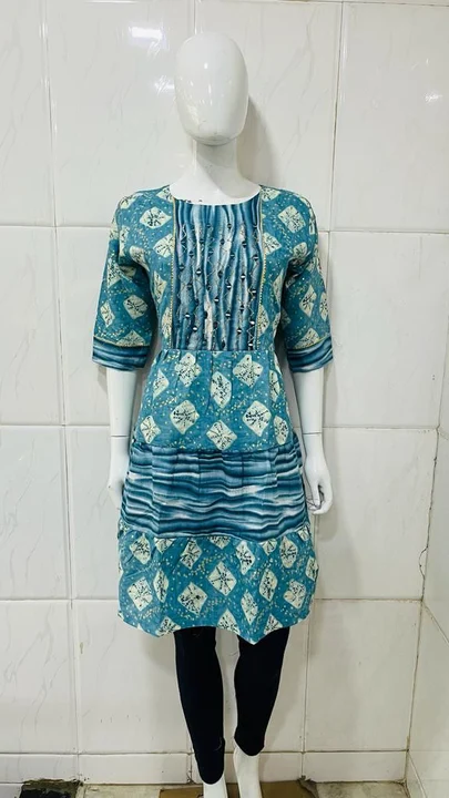 Swastik presenting New tunic frock  uploaded by Swastik creation on 3/22/2023