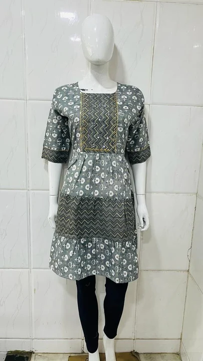 Swastik presenting New tunic frock  uploaded by Swastik creation on 3/22/2023