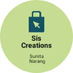 Business logo of SIS Creations