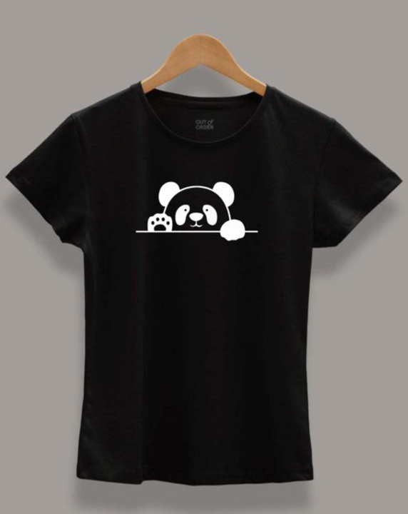 Women black colour tshirt for women unique design with great quality  uploaded by A.R Fashion? on 5/29/2024