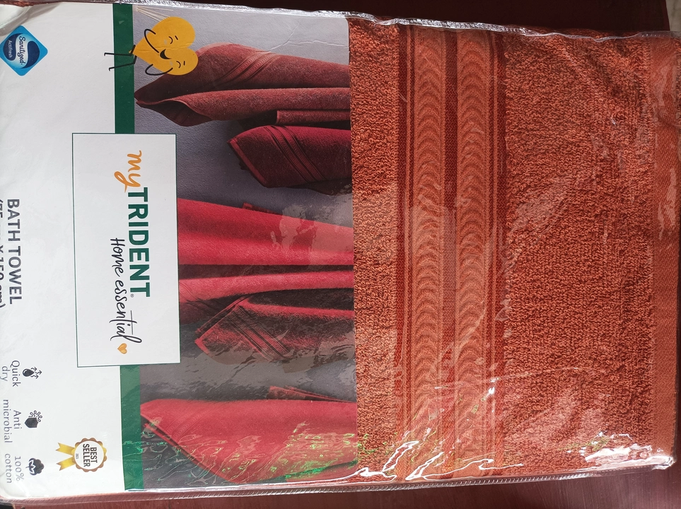Trident towels😍 uploaded by Madhav handloom on 3/22/2023