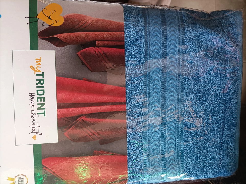 Trident towels😍 uploaded by Madhav handloom on 3/22/2023