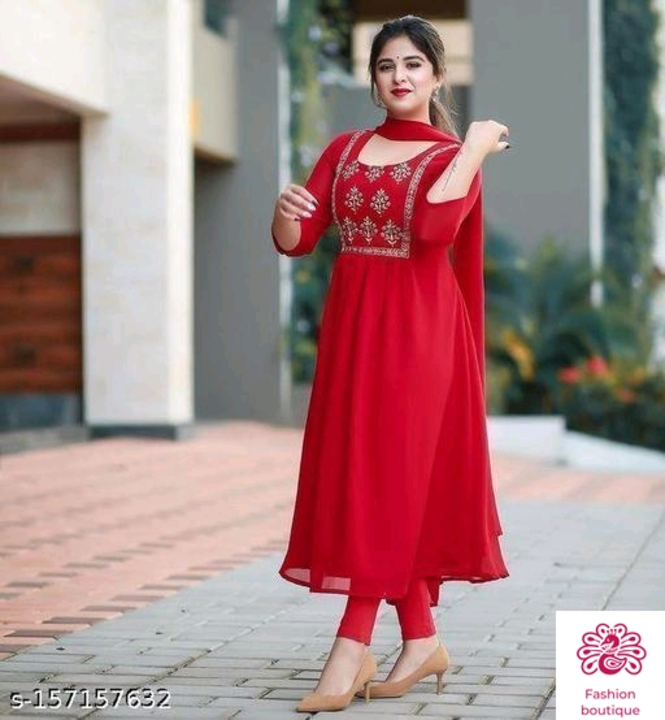 Kurti with dupatta  uploaded by business on 3/22/2023