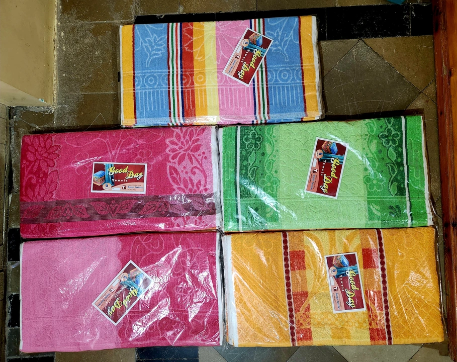 Flower Design Bath Towel uploaded by Balaji Textiles on 3/22/2023
