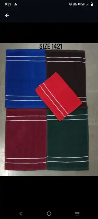 Hand Towel Dark colors  uploaded by Balaji Textiles on 3/22/2023