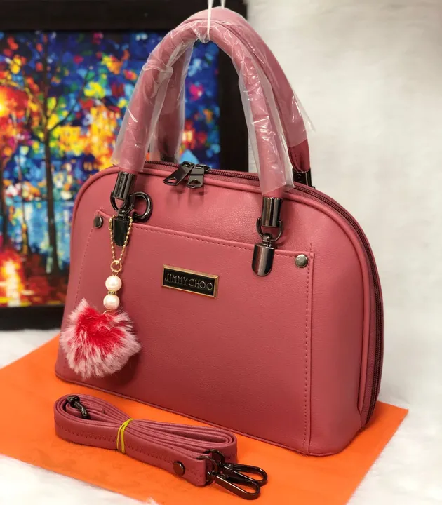Bon leather mini bag Jimmy Choo Pink in Leather - 41312642