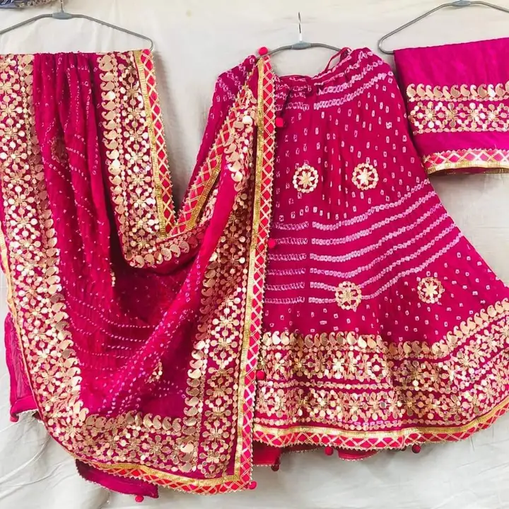 Bhandhej lehnga uploaded by business on 3/22/2023