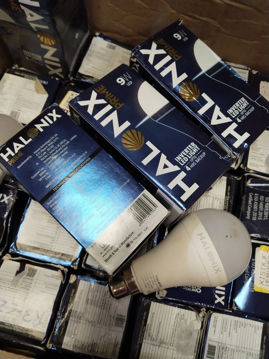 9 watt Halonix prime led rechargeable bulb mrp 499 uploaded by Home appliances Super Deal on 3/22/2023