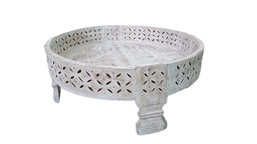 Wooden chakki table  uploaded by Moi Handicraft on 3/22/2023
