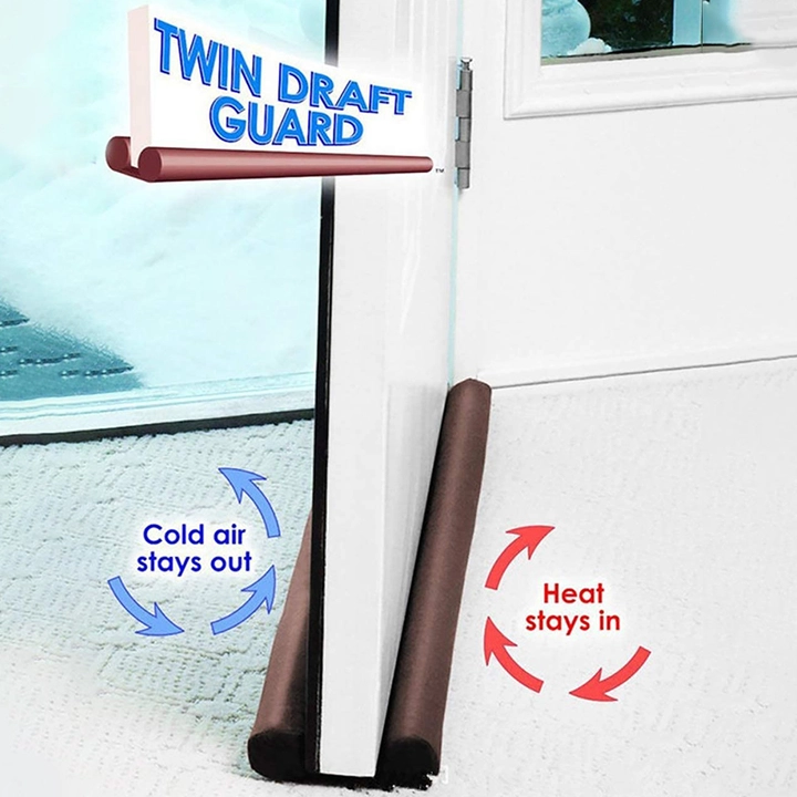 1751 Twin Door Draft Stopper/Guard Protector for Doors and Windows uploaded by DeoDap on 3/22/2023