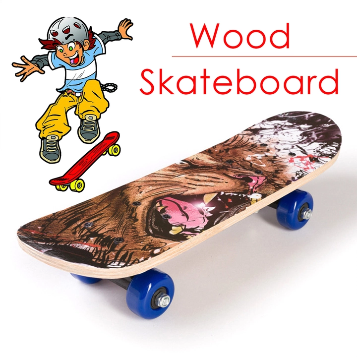 8042 Wood Skateboard Skating Board Lightweight Board Cool Skate Board for Beginner/Kids/Teens/Adult  uploaded by DeoDap on 3/22/2023