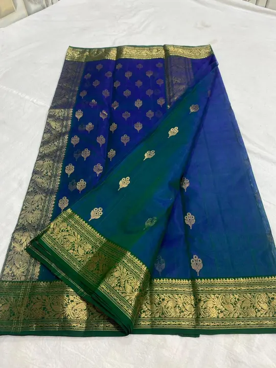 Chanderi handloom Pure silk saree uploaded by Royal_Elegance_Saree on 3/22/2023