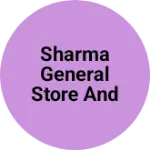 Business logo of Sharma general Store and Stationary