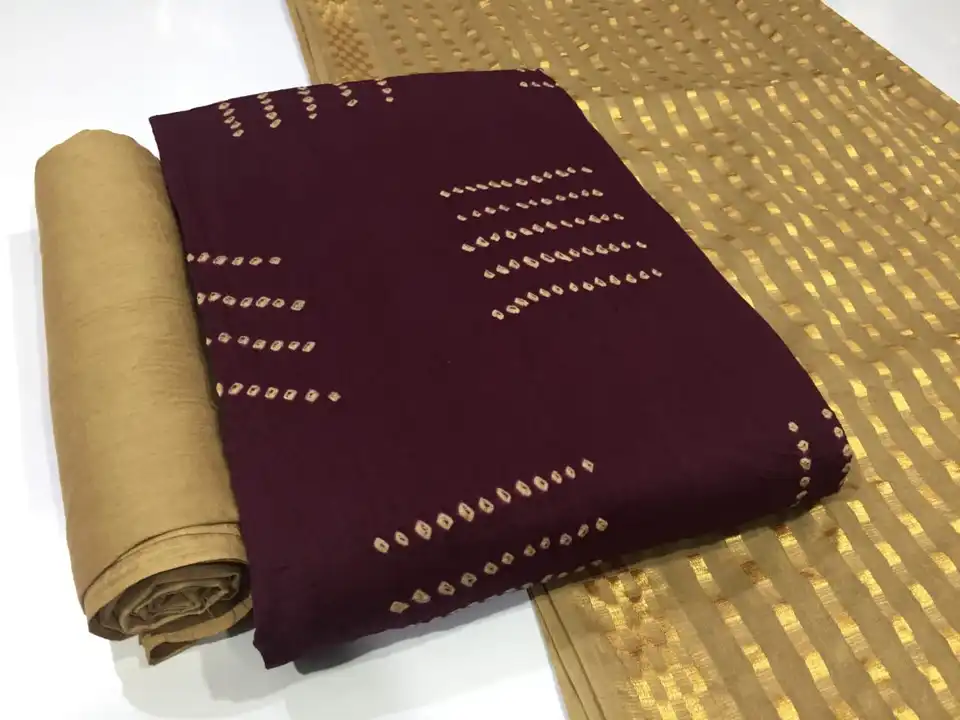 🌻*Party Wear*🌻

*Premium  Satin Cotton Fabric With kalar bano Badhej Concept  Top & Salwar Dupatta uploaded by Habibi Creation on 3/22/2023