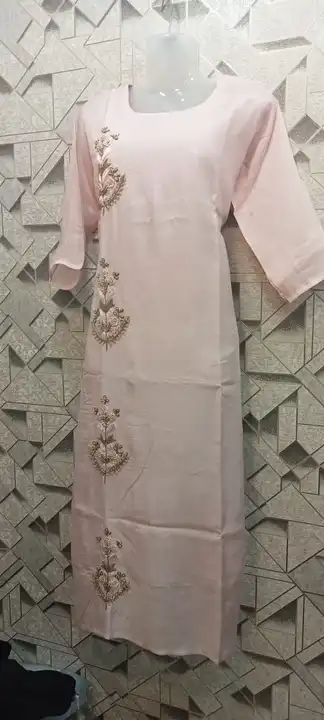 Buy online Beige Pure Silk Kurti With Heavy Zardosi Work from ethnic wear  for Women by Vedaachii Couture for ₹6999 at 0% off | 2024 Limeroad.com